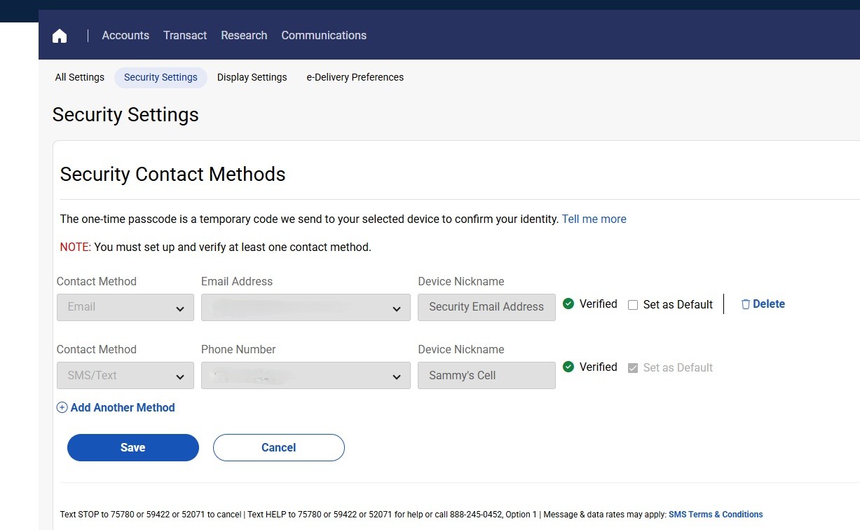 PE-26-05 How to Update OTP Settings in NetXInvestor